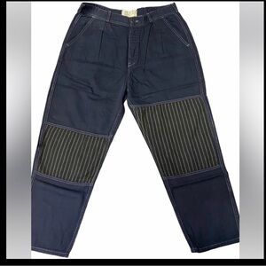 NWT Sandrine Rose X Free People Size 29 French worker pants high rise loose fit